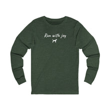 Load image into Gallery viewer, Run With Joy - Simple - Long Sleeve Tee
