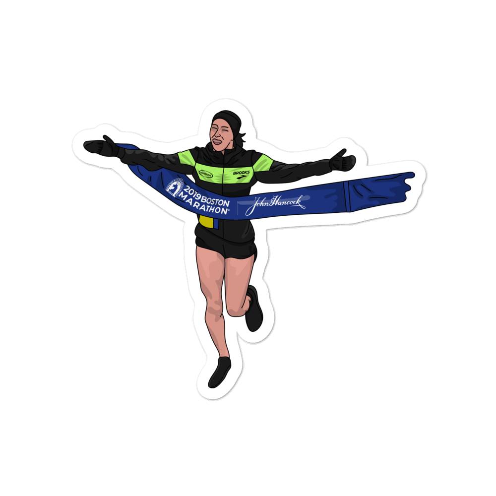 Des Linden - Boston Sticker